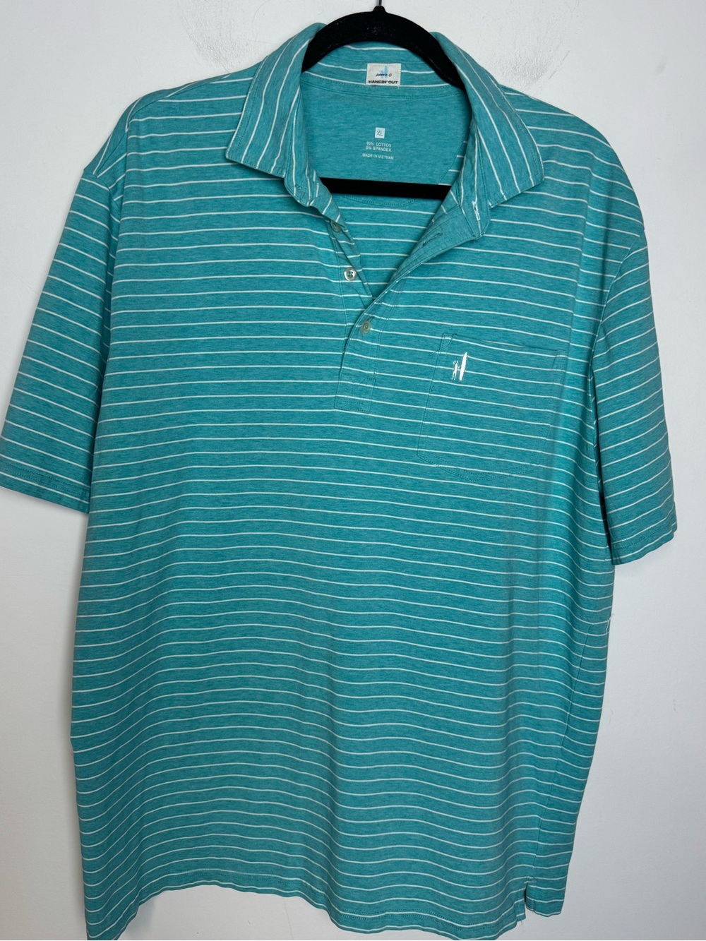 Johnnie-O Hangin’ out polo stripe XL